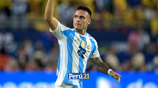 ¡Gol de oro! Lautaro Martínez se vistió de héroe y puso el 1-0 de Argentina sobre Colombia