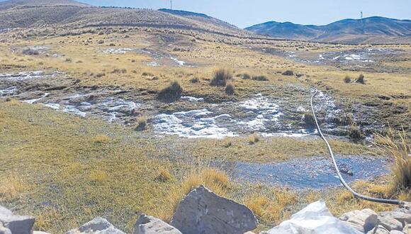 BAJO CERO. Las heladas meteorológicas más intensas se registraron a finales de mayo en la sierra del Perú.