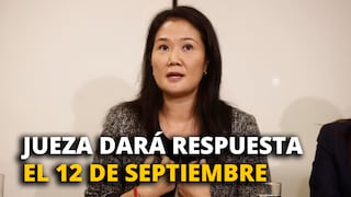Keiko Fujimori: Jueza Susana Castañeda dará respuesta el jueves 12 de setiembre