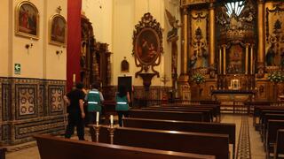 Inspeccionan iglesias antes de Semana Santa en Cercado de Lima