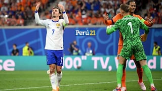 ¡Sin Mbappé no hay goles! Francia empató 0-0 con Países Bajos por la Euro (VIDEO)