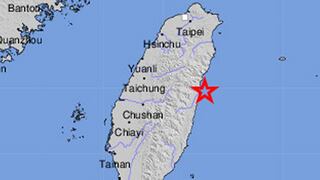 Taiwán registró 15 terremotos en menos de 50 minutos