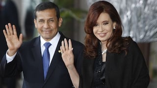 Ollanta Humala se reunirá con Cristina Fernández en Argentina