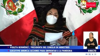 Violeta Bermúdez confirmó que ya se han inmunizado a 3 millones de peruanos con doble dosis