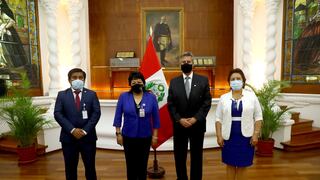 Presidente Francisco Sagasti se reunió con dirigentes y congresistas de Somos Perú
