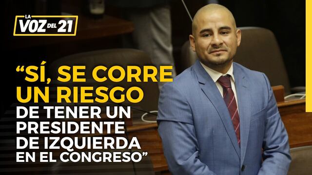 Arturo Alegría: “Sí, se corre un riesgo de tener un presidente de izquierda en el Congreso”