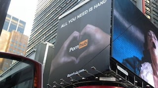 Pornhub: ¿Por qué sacaron su panel gigante del Times Square de Nueva York?