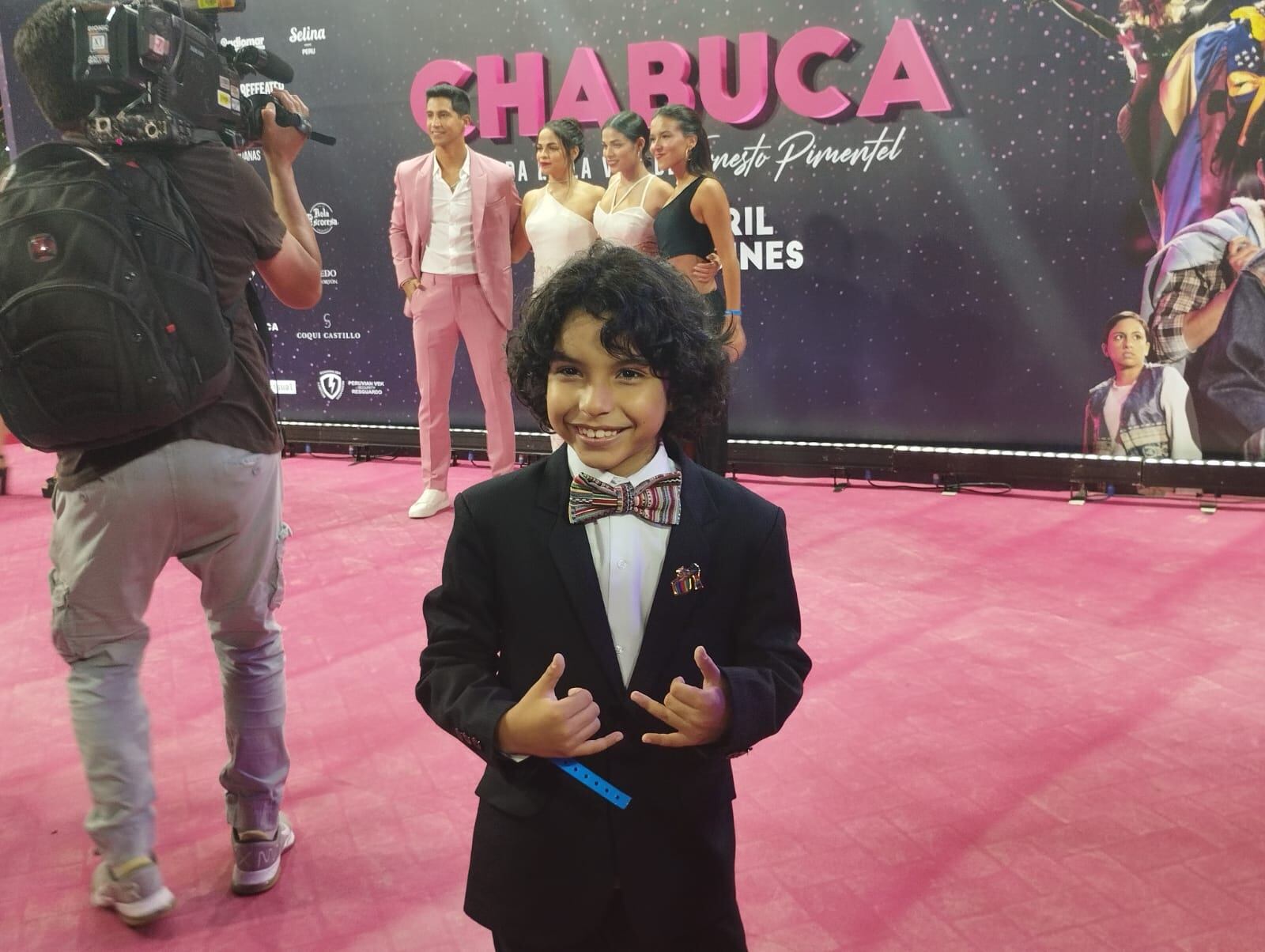 Izan Alcazar, quien hace del niño Ernesto en "Chabuca".