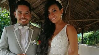 Diana Sánchez se casó en Cancún con un bello vestido de novia [FOTOS]