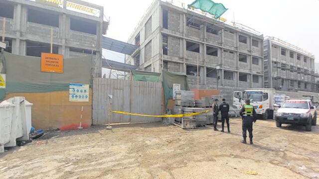 Detonan granada de guerra en obras de construcción de colegio en Chosica