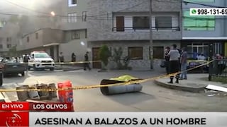 Hombre fue asesinado de cuatro disparos en Urbanización Covida, Los Olivos