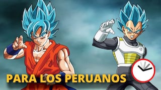 ¿A qué hora se estrenará Dragon Ball Super con doblaje latino en Perú?