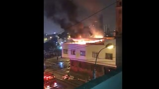 Lince: Incendio afectó histórica Parroquia Santa Beatriz [VIDEO] 