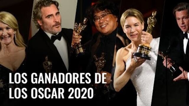 Los ganadores de los Premios Oscar 2020 
