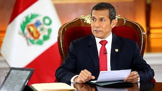 Ollanta Humala: “Ahora no es el momento para opinar sobre la Unión Civil”
