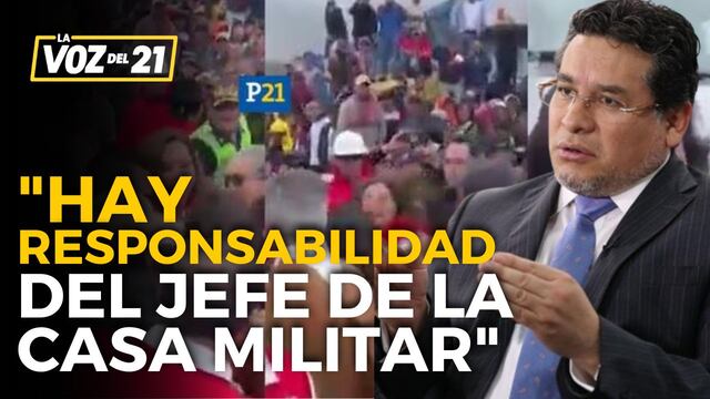Rubén Vargas sobre agresión a Dina Boluarte: “Hay una responsabilidad del jefe de la casa militar”