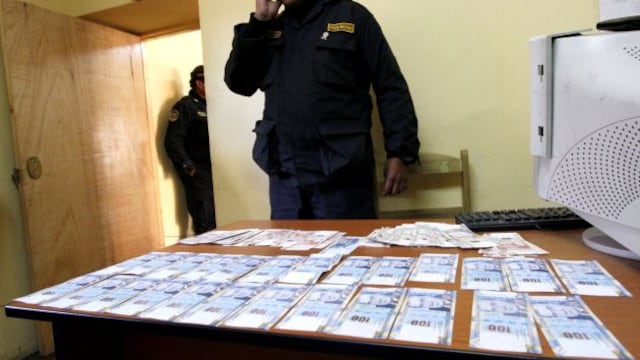 Cusco: Capturan a banda de falsificadores de billetes
