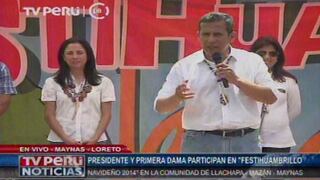 Ollanta Humala volvió a defender el régimen laboral juvenil o ‘Ley Pulpín’