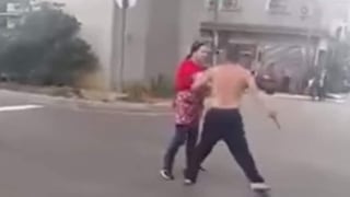 'Esposa kung-fu' salva a su marido de una agresión y se vuelve viral [VIDEO]