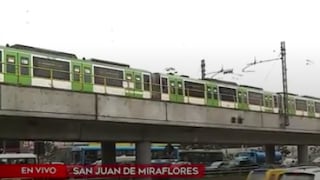 Metro de Lima: Al menos dos trenes se paralizaron y ocasionaron retrasos [VIDEO]