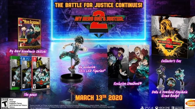 ‘My Hero One’s Justice 2’: Se revela la edición de colección del esperado videojuego [VIDEO]