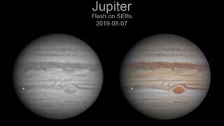 Así fue el momento exacto del impacto de un objeto sobre Júpiter [FOTO]