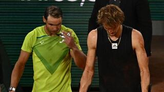 Rafael Nadal desea pronta recuperación a Zverev tras lesión en Roland Garros: “ Estaba jugando un torneo increíble”