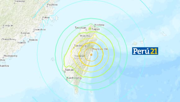 Terremoto en Taiwán. (Foto: Earthquake)