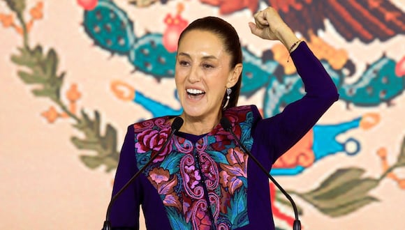 Claudia Sheinbaum celebra su triunfo como presidenta electa de México el pasado 2 de junio.