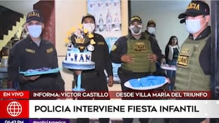 Policía interviene fiesta infantil con 12 niños sin mascarillas en plena cuarentena en VMT [VIDEO]
