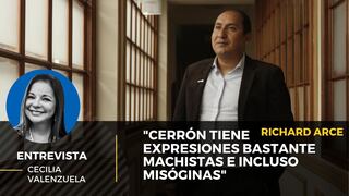 Richard Arce: “Vladimir Cerrón tiene expresiones bastante machistas e incluso misóginas” 