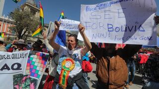 Bolivianos reciben con decepción el fallo de la Corte de La Haya [FOTOS]