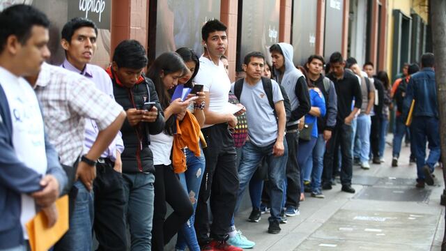 El 37% de jóvenes peruanos aún no accede al mercado laboral