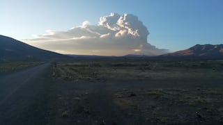 Moquegua: se registra nueva expulsión de cenizas en el volcán Ubinas | VIDEO