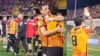 Gianluca Lapadula, protagonista de la celebración más calurosa de Benevento sobre la cancha [VIDEO]