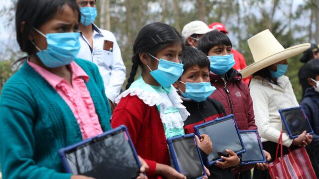 Cajamarca: Centro poblado Número Ocho accede por primera vez al Internet