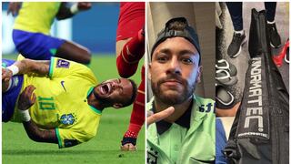 Su tobillo sigue inflamado: Neymar muestra cómo cura la lesión que sufrió [FOTO]