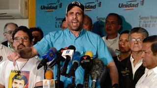 Capriles pide a Maduro que reconozca a Guaidó como presidente de Venezuela