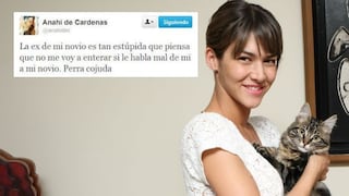 Anahí de Cárdenas y su polémico mensaje en Twitter