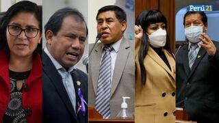 ¿Quiénes son los 10 congresistas que renunciaron a la bancada de Perú Libre?