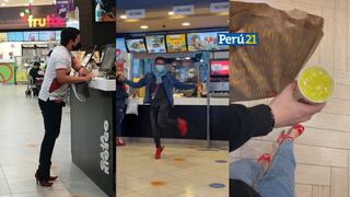 Peruanos se viralizaron tras lucirse en tacones rojos para conseguir el menú Yatra de McDonalds [VIDEO]