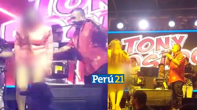 ¡Indignante! Tony Rosado desnuda a mujer en concierto a cambio de una caja de cerveza: “Era un reto común”
