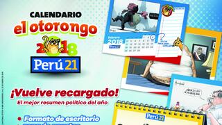 No te pierdas tu calendario 2018 de 'El Otorongo' que te trae Perú21