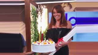 Magaly Medina recibió lujoso regalo por su cumpleaños número 55 [VIDEO]