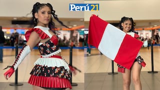Fiestas Patrias: Milena Warthon sorprende a viajeros en el aeropuerto Jorge Chávez | VIDEO
