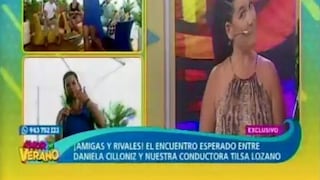 Tilsa Lozano discutió en vivo con Daniela Cilloniz y ella abandonó el set [VIDEO]