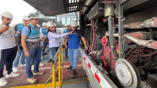 Presidenta de la ATU supervisa mantenimiento de buses del Metropolitano