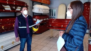 Funerarias sin autorización sanitaria en Junín fueron intervenidas por la Diresa