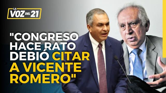 José Baella: “Congreso hace rato debió citar a Vicente Romero”