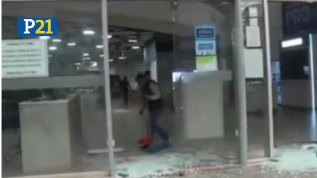 Miraflores: Delincuentes roban 25 celulares de una tienda de telefonía [VIDEO]